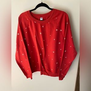 Old Navy Floral Print Sweatshirt